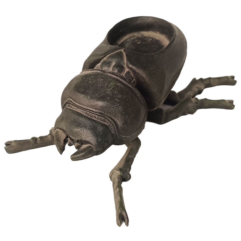 Retro Scarab Resin Candle Holder